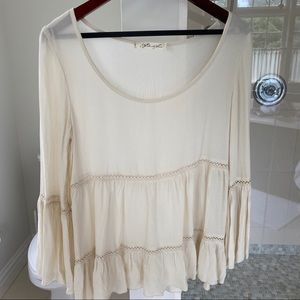 Ivory Bohemian blouse